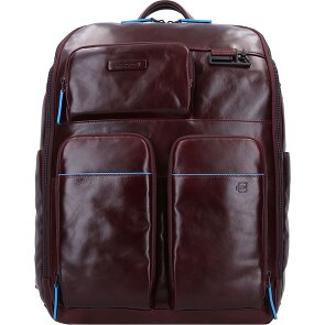 Piquadro Blue Square Revamp Backpack RFID Leather 42 cm Laptop Compartment Piquadro Blue Square Revamp Backpack RFID Leather 42 cm Laptop Compartment
