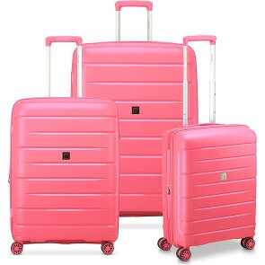 MODO by Roncato Starlight 3.0 4 kółka Zestaw walizek 3-części z plisą rozprężną