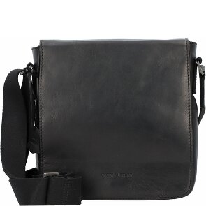 Greenburry Pure Black Torba na ramię Skórzany 22 cm