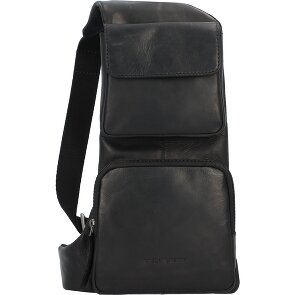 Greenburry Pure Black Torba na ramię Skórzany 16 cm