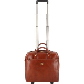 The Bridge Stovia 2 kółka Walizka z pilotem Skórzany 39 cm Komora na laptopa