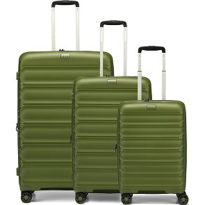 d&n Travel Line 4700 4 kółka Zestaw walizek 3-części z plisą rozprężną