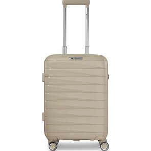Franky London 4 kółka Walizka kabinowy S 55 cm z plisą rozprężną