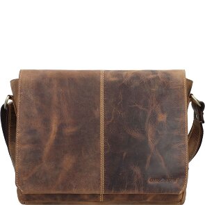 Greenburry Vintage Messenger Shoulder Bag Leather 33 cm