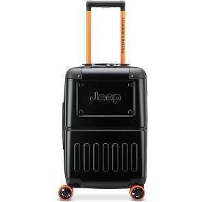 Jeep JH002B 4 kółka Walizka kabinowy XL 55 cm z plisą rozprężną