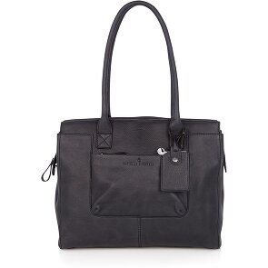 Castelijn & Beerens Skórzana torba na ramię Carisma RFID z przegrodą na laptopa 38 cm