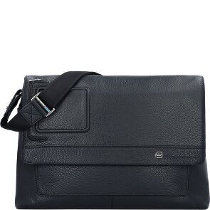 Piquadro Vibe Briefcase Messenger Skórzany 41 cm Komora na laptopa