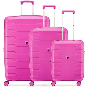 Roncato Skyline 2.0 4 kółka Zestaw walizek 3-części z plisą rozprężną