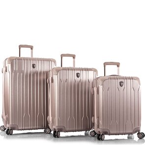 Heys Xtrak 4 kółka Zestaw walizek 3-części z plisą rozprężną