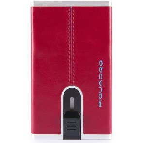 Piquadro Blue Square Credit Card Case RFID Leather 6 cm