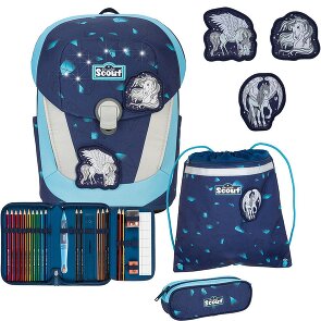 Scout Zestaw tornistra szkolnego Sunny II LED 4szt.
