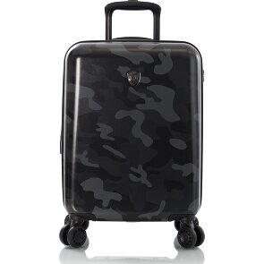 Heys Black Camo 4 kółka Walizka kabinowy S 53 cm z plisą rozprężną