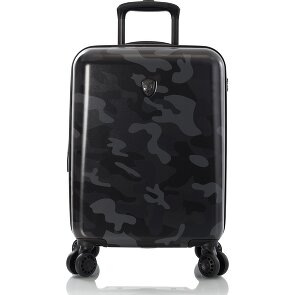 Heys Black Camo 4 kółka Walizka kabinowy S 53 cm z plisą rozprężną