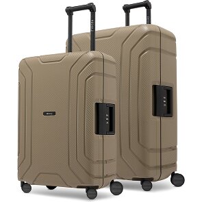 Redolz Zestaw walizek Essentials 15 na 4 kółkach, 2-częściowy z trzypunktowym zapięciem