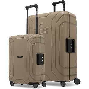 Redolz Zestaw walizek Essentials 15 na 4 kółkach 2 szt. z trzypunktowym mocowaniem