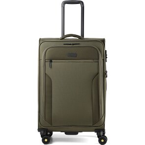 d&n Travel Line 9704 4 kółka Walizka M 68 cm z plisą rozprężną