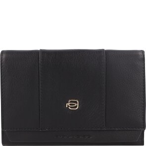 Piquadro Circle Portfel Ochrona RFID Skórzany 14 cm