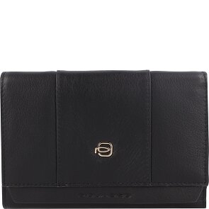 Piquadro Circle Portfel Ochrona RFID Skórzany 14 cm