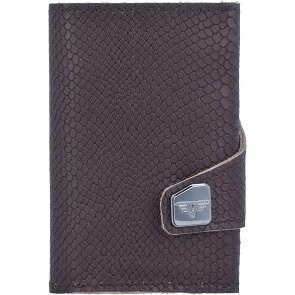 Tru Virtu Etui na karty kredytowe Click & Slide Portfel RFID Skóra 6,5 cm