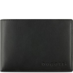 bugatti Super Slim Portfel Ochrona RFID Skórzany 12 cm