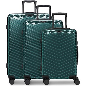 Redolz Essentials 18 4 kółka Zestaw walizek 3-części z plisą rozprężną