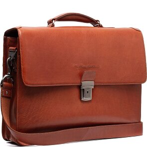 The Chesterfield Brand Salvatore Briefcase Messenger Skórzany 42 cm Komora na laptopa