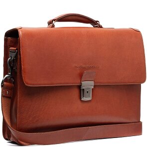 The Chesterfield Brand Salvatore Briefcase Messenger Skórzany 42 cm Komora na laptopa