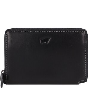 Braun Büffel Arezzo Etui na karty kredytowe Ochrona RFID Skórzany 11.5 cm