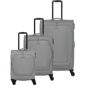 Travelite Umbria 4 kółka Zestaw walizek 3-części z plisą rozprężną
