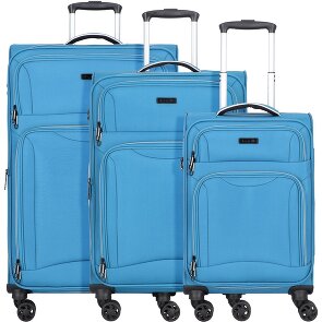 d&n Travel Line 9204 4 kółka Zestaw walizek 3-części z funkcją poszerzenia