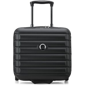 Delsey Paris 4-kołowy wózek biznesowy Shadow 5.0 z przegrodą na laptopa 38 cm i rozszerzaną plisą