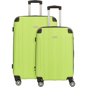 Nowi Lugano 4 kółka Zestaw walizek 2-części