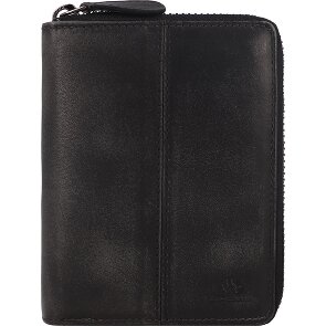 Greenburry Destressed Portfel Ochrona RFID Skórzany 13 cm