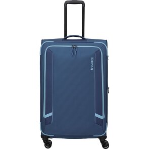 Travelite Corsiica 4 kółka Walizka L 77 cm z plisą rozprężną