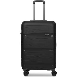 d&n Travel Line 4300-Plus 4 kółka Walizka M 65 cm z plisą rozprężną