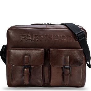 Farmhood Memphis Briefcase Messenger Skórzany 38 cm Komora na laptopa