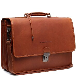 The Chesterfield Brand Glenwood Briefcase Messenger Skórzany 42 cm Komora na laptopa