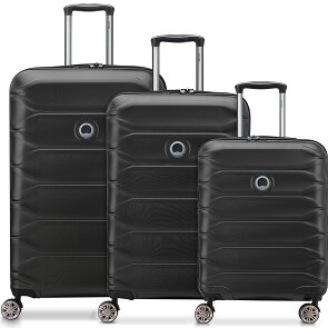 Delsey Paris Meteor 4 kółka Zestaw walizek 3-części z plisą rozprężną