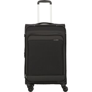 d&n Travel Line 9504 4 kółka Walizka M 67 cm z plisą rozprężną