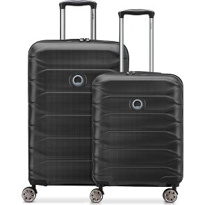 Delsey Paris Zestaw walizek Meteor z 4 kółkami w rozmiarach S i M z funkcją poszerzenia