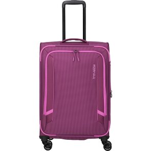 Travelite Corsiica 4 kółka Walizka M 67 cm z plisą rozprężną