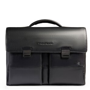 Piquadro Philip Briefcase Messenger Skórzany 42 cm Komora na laptopa