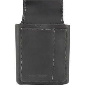 Greenburry Vintage Black Fanny Pack - Portfel kelnerski skórzany 14,5 cm