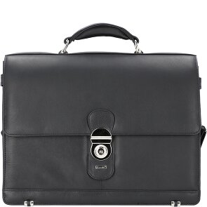 Alassio Skórzana aktówka Monza z przegrodą na laptopa 38 cm