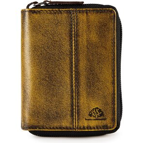 Greenburry Destressed Portfel Ochrona RFID Skórzany 10.5 cm