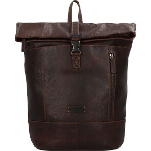 Jack Kinsky Porto Plecak Skórzany 43 cm Komora na laptopa