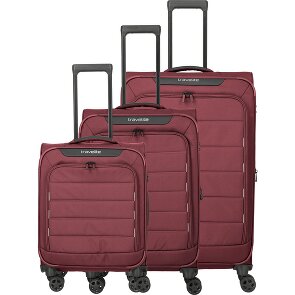 Travelite Skaii 4 kółka Zestaw walizek 3-części z funkcją poszerzenia