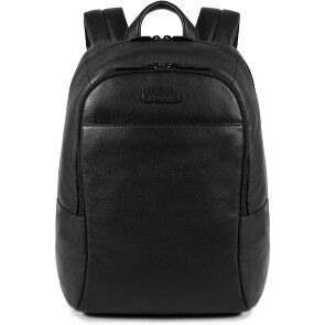 Piquadro Skórzany plecak Modus Special 39 cm z przegrodą na laptopa Piquadro Skórzany plecak Modus Special 39 cm z przegrodą na laptopa