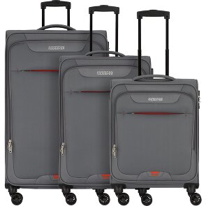 American Tourister Street Roll 4 kółka Zestaw walizek 3-części z plisą rozprężną