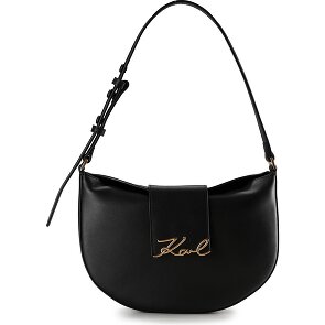 Karl Lagerfeld Signature Torba na ramię Skórzany 27 cm